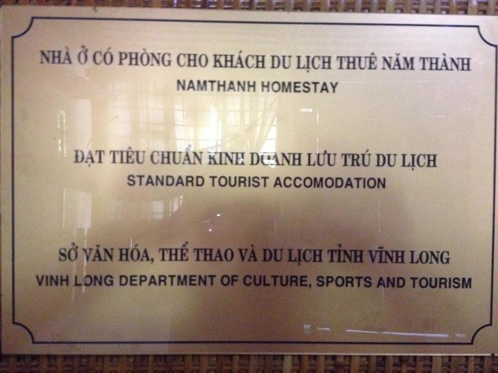 Nam Thanh Homestay Vĩnh Long Eksteriør billede